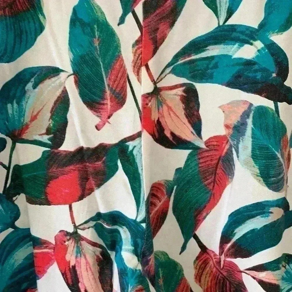 BNWOT Onia Mila Leaf  print beach pants size S - Picture 4 of 5